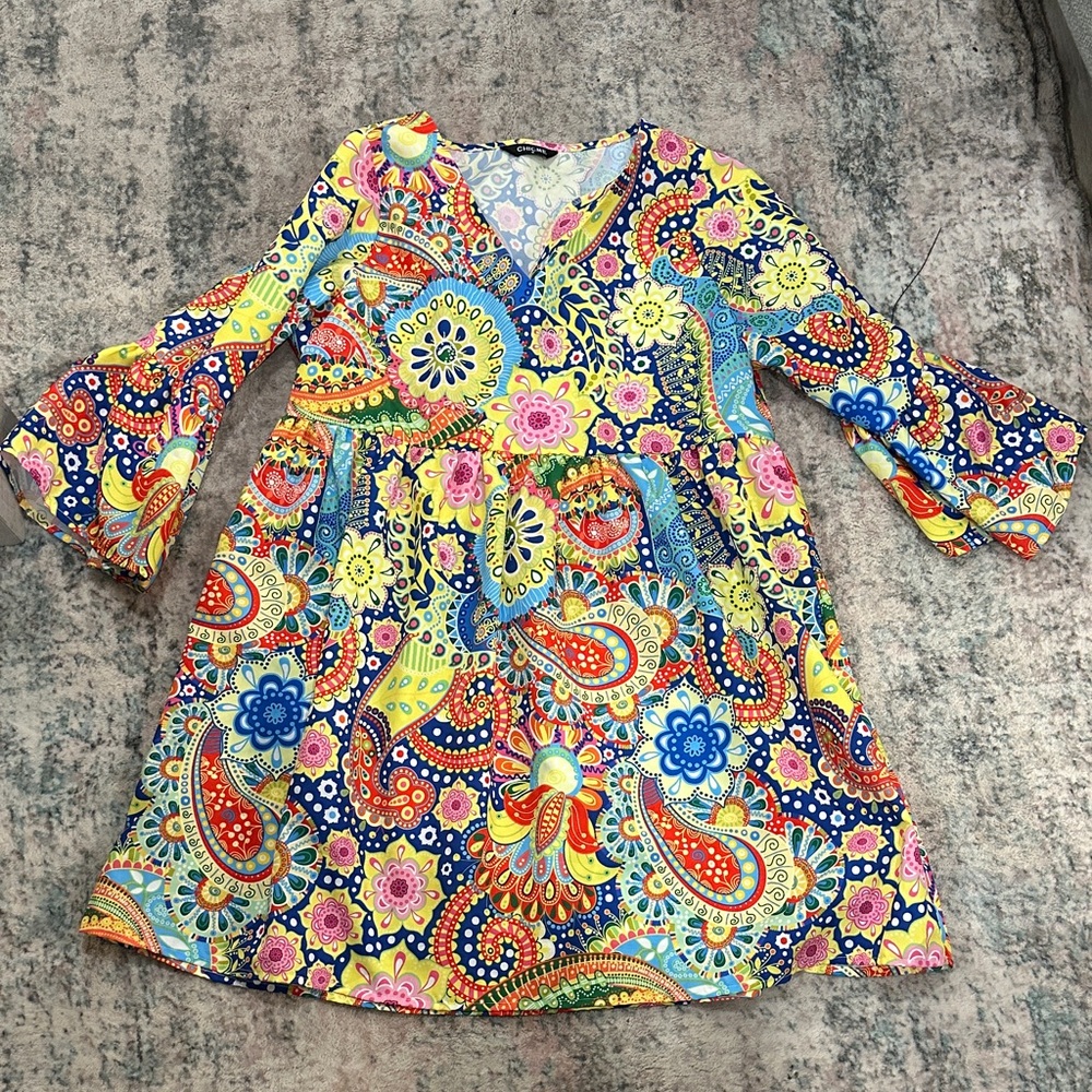 Colorful Paisley Women's Top